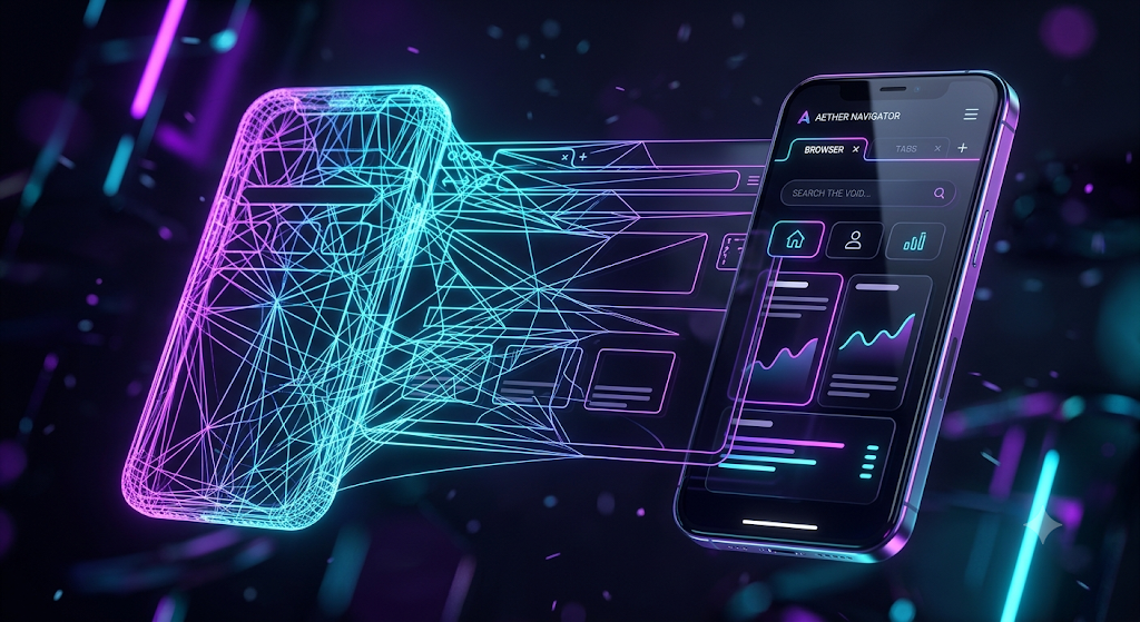 Prototype transforming into a production-ready app interface